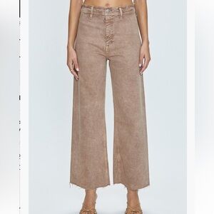 Pistola Tan Wide-Leg Jeans